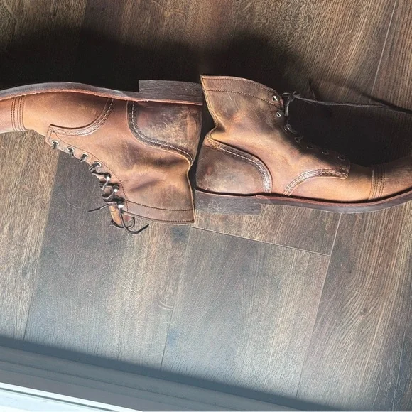 Red Wing 8085 Iron Ranger Leather Boots, men’s 9.5 - Picture 4 of 7